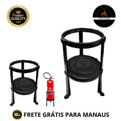 SUPORTE DE SOLO PARA EXTINTORES 08 KG E 12 KG - (PLÁSTICO)