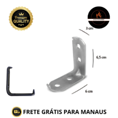 SUPORTE DE PAREDE UNIVERSAL PARA EXTINTORES 4KG A 12 KG