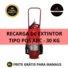 RECARGA DE EXTINTOR PQS ABC - 30 KG