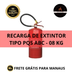 RECARGA DE EXTINTOR PQS ABC - 08 KG