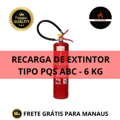 RECARGA DE EXTINTOR PQS ABC - 6 KG