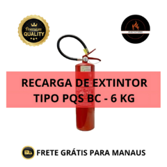 RECARGA DE EXTINTOR PQS BC - 6 KG