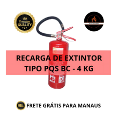 RECARGA DE EXTINTOR PQS BC - 04 KG