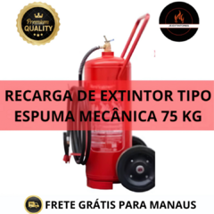 RECARGA DE EXTINTOR ESPUMA MECÂNICA - 75 KG