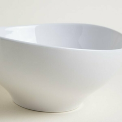 Bowl De Cerámica Irregular Blanco 20x17,5cm en internet