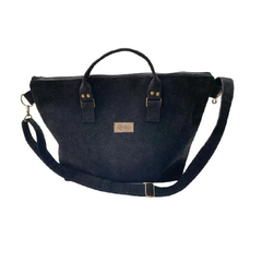 Bolso Viajero "L" Gamuza Negro