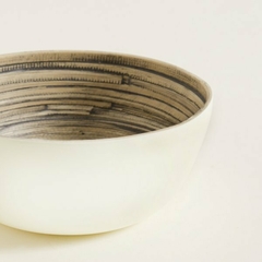 Bowl De Bamboo TUAN CREAM 24x10cm