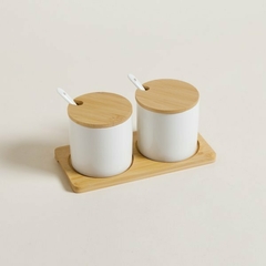 Recipientes TOKIO WHITE Con Base 19,5x9cm Setx2 - comprar online