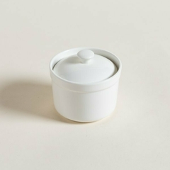 Azucarera De Porcelana Blanca 10x8,5cm - comprar online