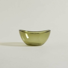 Bowl Oval De Acrílico Olive 550ml 16x14x8cm