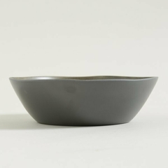 Bowl De Fibra De Bamboo "Sumatra" Simil Madera Exterior Gris 25x7cm