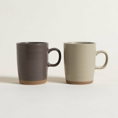 Mug Cerámica Visón/Beige Granito 350ml en internet