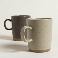 Mug Cerámica Visón/Beige Granito 350ml