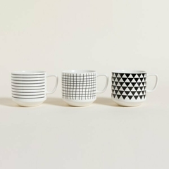 Mug Diseño Surtido Black & White 580ml