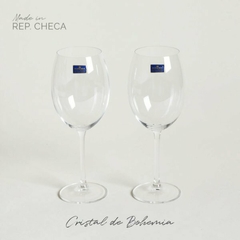 Copas De Cristal "Bohemia" Set x2