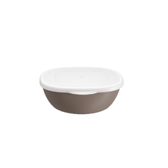 Bowl C/ Tapa De Plástico 250Ml Essential Warm Gray