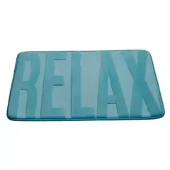 Alfombra De Baño "Relax" Celeste