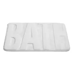 Alfombra de Baño "Bath" Blanca 45x60cm