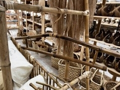 Perchas De Bambú Cuadrada