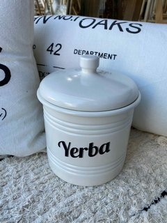 Tarro Yerba "Blanco"