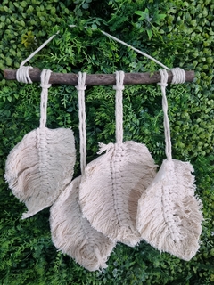 Tapiz Macramé Plumas