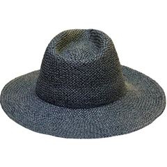 Sombrero Australiano Rafia Negro - comprar online