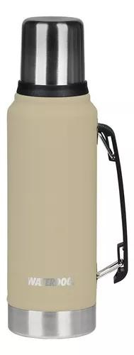 Termo OMBÚ 1L WATERDOG Doble Pared/Acero Inox Beige - comprar online