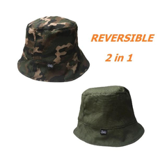 Piluso Verano Lona Reversible Musgo/Camuflado