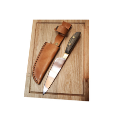 Tabla Asado + Cuchillo 11cm Acero Inoxidable - comprar online