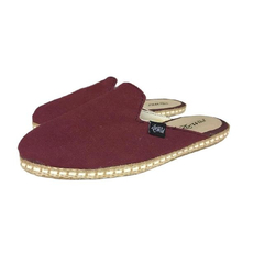 Slipper Lona Bordo - comprar online