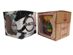 Mate Forrado En Caja