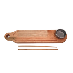 Tabla Sushi + 1 Dips De Aluminio Con Palitos Chinos - comprar online