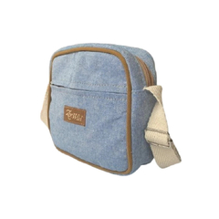 Bandolera Eco Oxford Celeste - comprar online