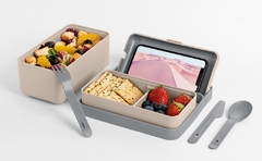 Bauletto Lunchbox M Moka Gris - tienda online