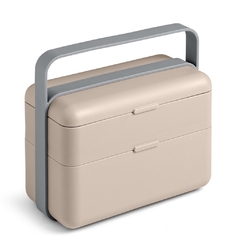 Bauletto Lunchbox M Moka Gris - comprar online