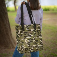 Cartera Bolso Playero + Monedero/ Lona Camuflado