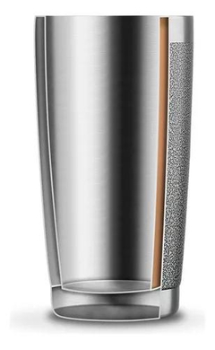 Vaso Térmico BORDA 500ML WATERDOG Doble Pared/Acero Inox Grafito - comprar online