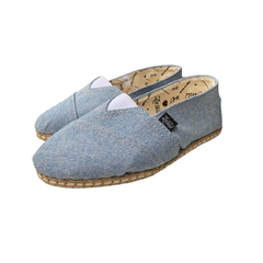 Alpargata Lona Oxford Celeste - comprar online