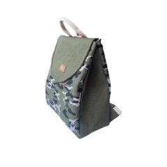 Mochila Urbana Lona Camuflado/Musgo - comprar online