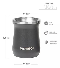 Mate Térmico ZOILO 160ML WATERDOG Doble Pared/Acero Inox Grafito en internet