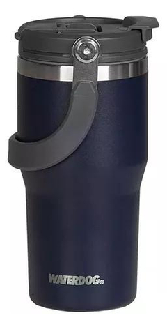 Vaso Térmico ZUMO 600ML WATERDOG Doble Pared/Doble Pico Acero Inox Azul