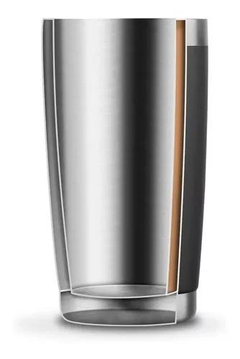 Vaso Térmico BORDA 500ML WATERDOG Doble Pared/Acero Inox Blanco en internet