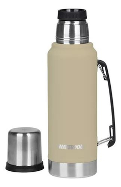 Termo OMBÚ 1L WATERDOG Doble Pared/Acero Inox Beige