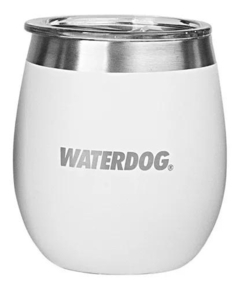 Mate Copon 240cc Térmico WATERDOG Acero Inox Blanco