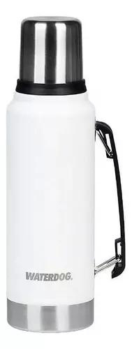 Termo OMBÚ 1L WATERDOG Doble Pared/Acero Inox Blanco - comprar online