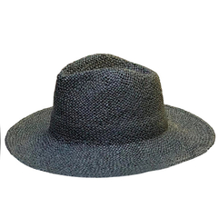 Sombrero Australiano Rafia Negro