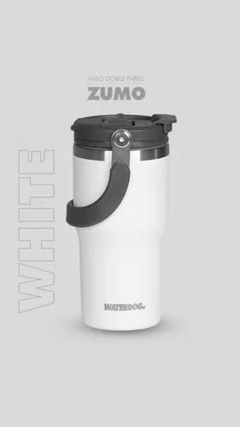 Vaso Térmico ZUMO 600ML WATERDOG Doble Pared/Doble Pico Blanco