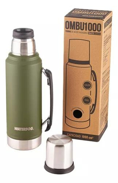 Termo OMBÚ 1L WATERDOG Doble Pared/Acero Inox Verde - comprar online