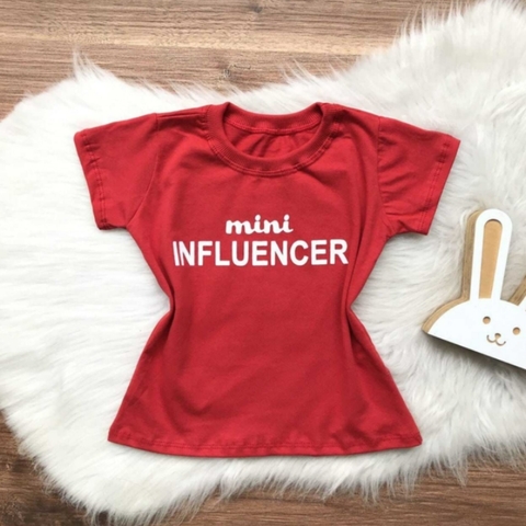 Tshirt Mini Influencer - Gabriela Moda Infantil