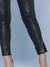 Calça Luxe Skinny Couro Legítimo e Malha Pele Mania - PC5546 - loja online